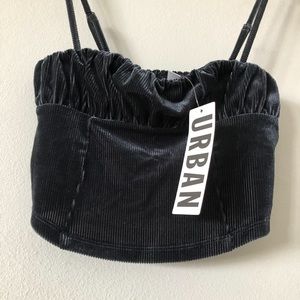 Urban Ribbed Crop Top Sz S